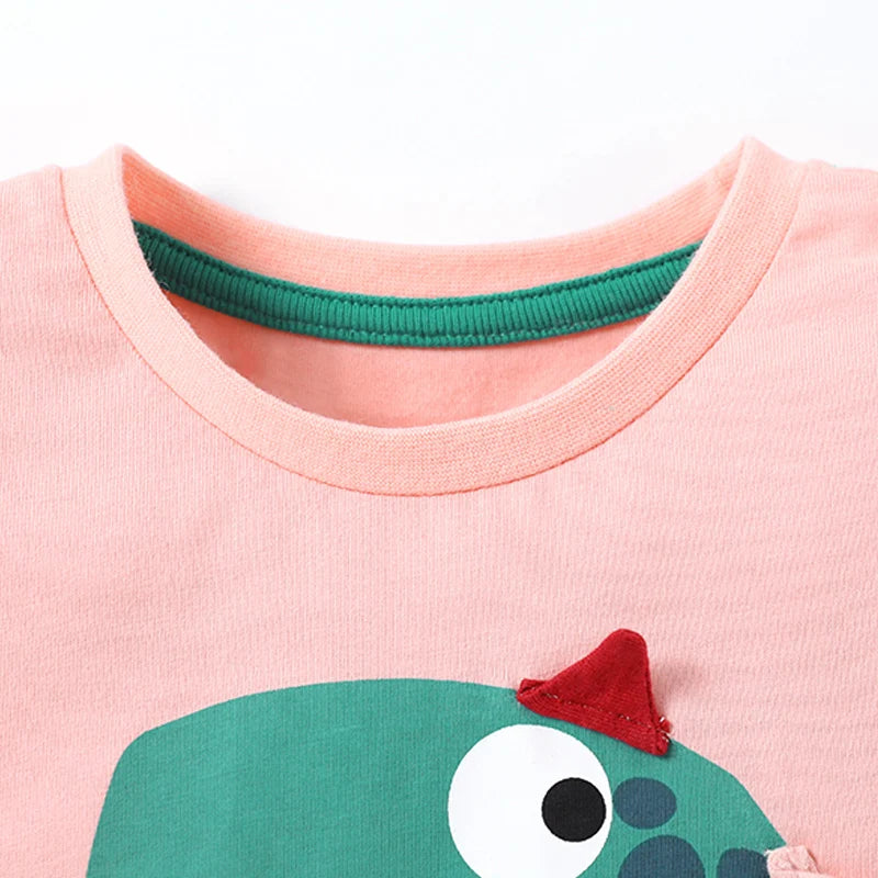 Saul Animal Dinosaur Cotton Tees - GuGuTon baby store - Baby Fashion - Toddlers Outfits - Babies Outfits - Toddler Clothes - Kids Clothing - Newborn Clothes - Newborn Wear - Kids Wear - Trending Clothes - Trending Outfits - Fall Fashion - Winter Fashion - Girls Clothes - Boys Clothes - Babies Wear - Kids Accessories - KidsWear - Summer Clothes - Summer Fashion - Summer Trend - Falls Sweaters - Tops - Bottom - Jeans - Blouse - Dresses - Newborn Dresses - Toys
