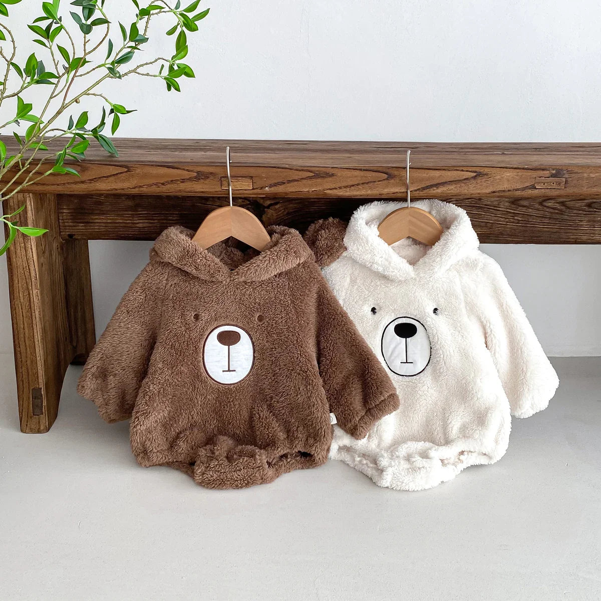 Teddy Bear Cozy Hooded Outfit
