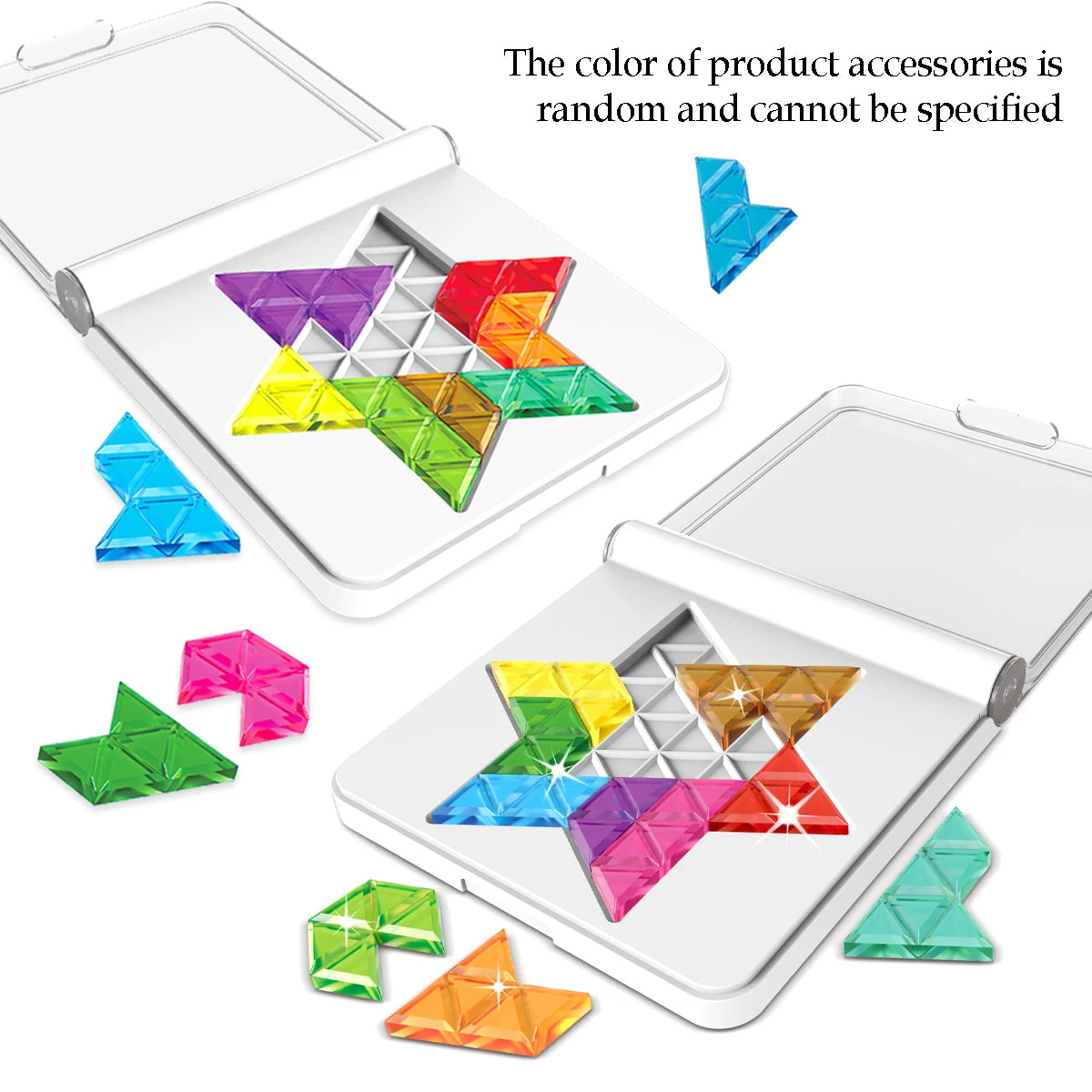 Puzzle Toys. Logical Thinking Training Fun Tabletop Games Multiple Shapes Colors