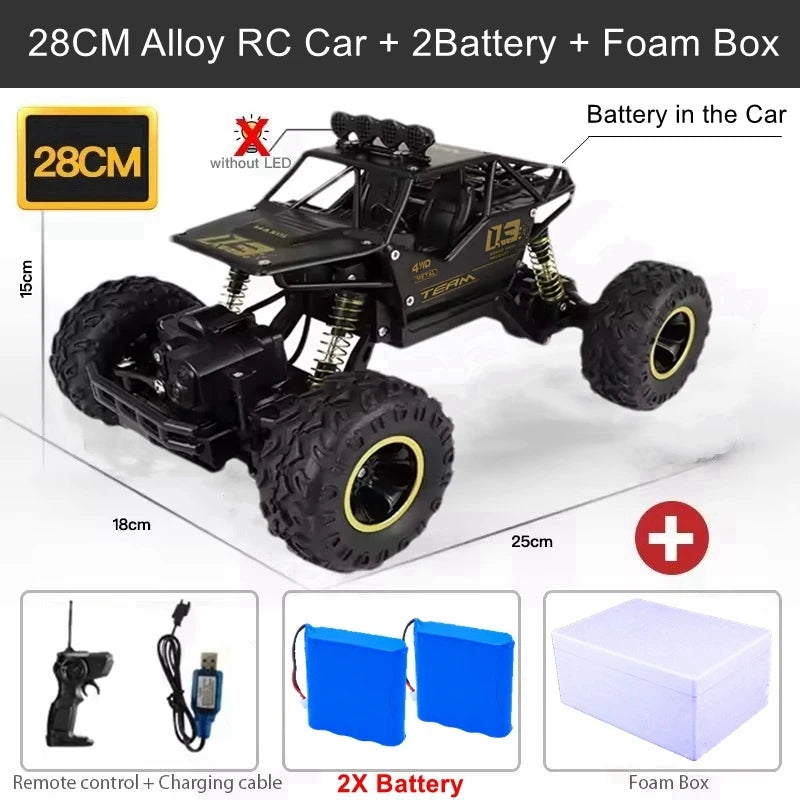 1:16 / 1:12 All Terrain RC Car 30KM/H High Speed 4WD Electric Remote Control Car Buggy 4X4
