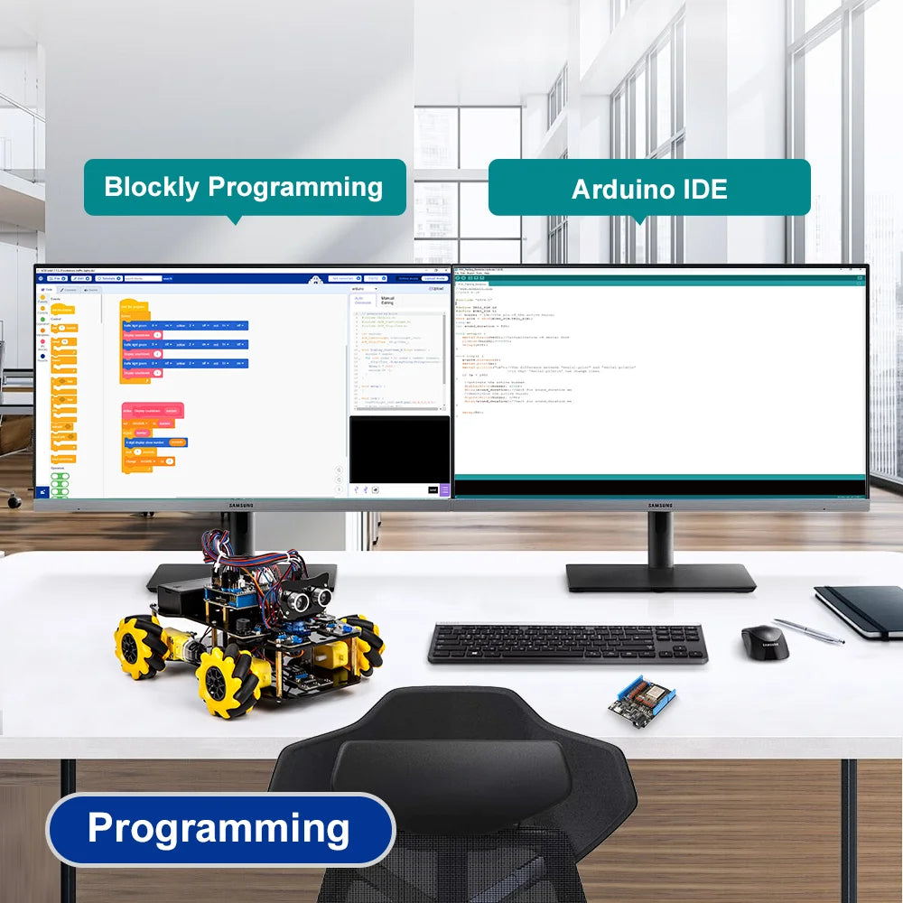 ACEBOTT Robot Car Starter Kit with ESP32 for Arduino Projects