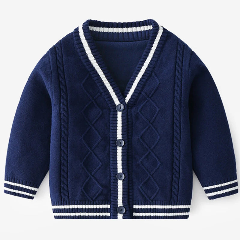 Jose V-Neck Baby Knitted Sweater