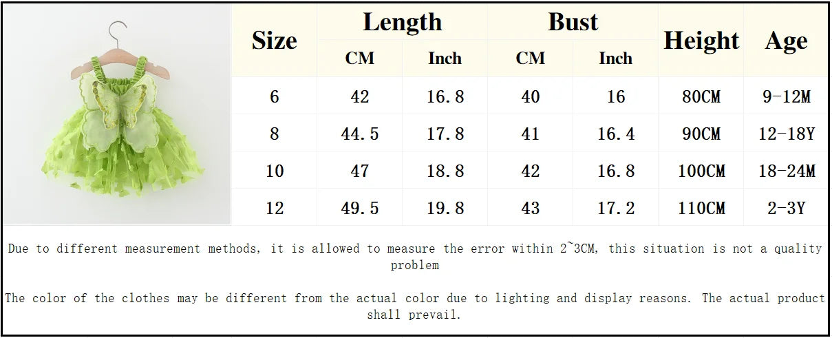 Raven Girls Summer Dress with Butterfly Mesh Splicing