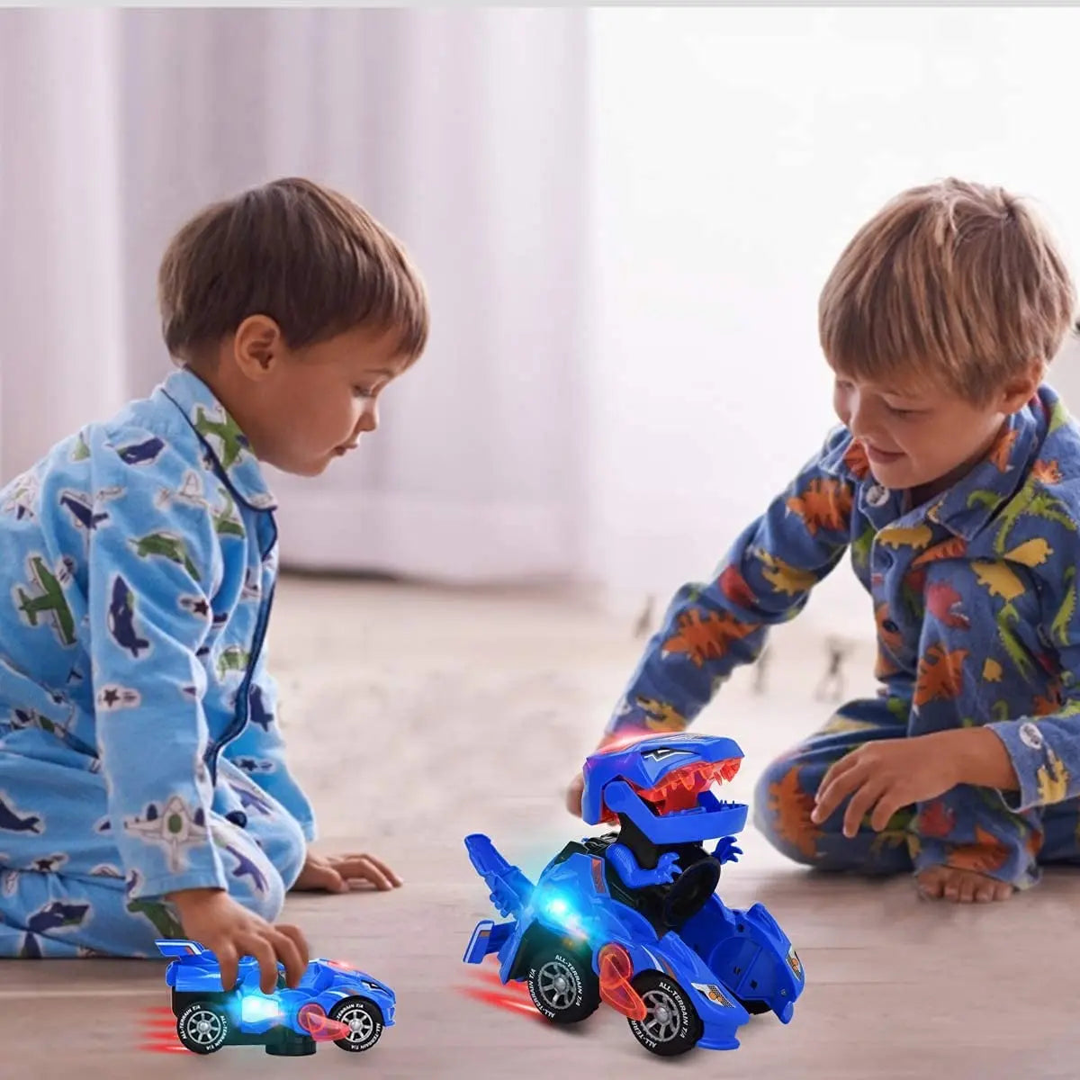 Transforming Dinosaur Car Toy for Kids 4-6 Years
