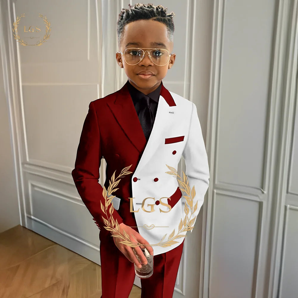 Hugo Boys Formal Elegant Suit 2 Piece Set (Jacket and Pants) Kids Wedding - GuGuTon baby store - Baby Fashion - Toddlers Outfits - Babies Outfits - Toddler Clothes - Kids Clothing - Newborn Clothes - Newborn Wear - Kids Wear - Trending Clothes - Trending Outfits - Fall Fashion - Winter Fashion - Girls Clothes - Boys Clothes - Babies Wear - Kids Accessories - KidsWear - Summer Clothes - Summer Fashion - Summer Trend - Falls Sweaters - Tops - Bottom - Jeans - Blouse - Dresses - Newborn Dresses - Toys