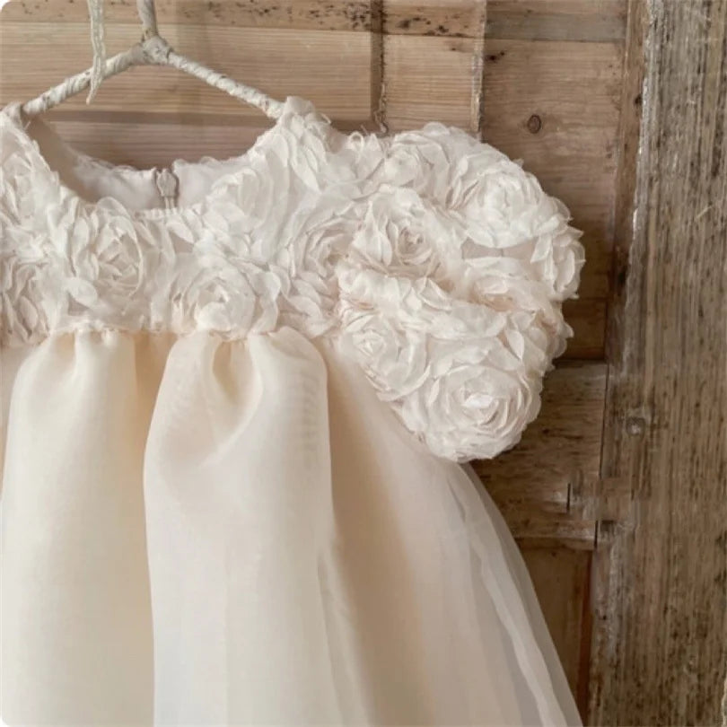 1st Birthday Party Baby Dress Summer Princess One Year Baby Girls Dress