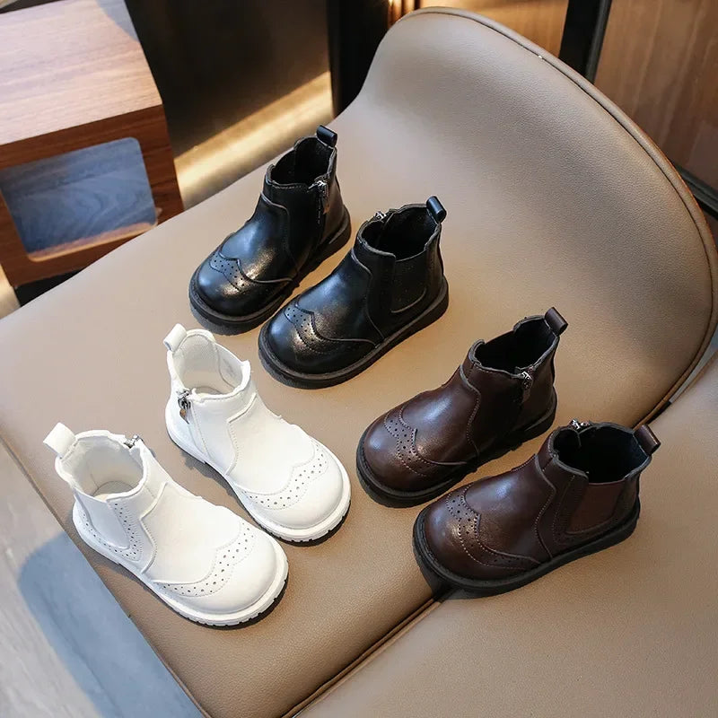 Versatile Baby Girl Boot Must-have Outdoor Lounging for Spring Autumn Clssic Princess Chelsea Short Boots Shoes