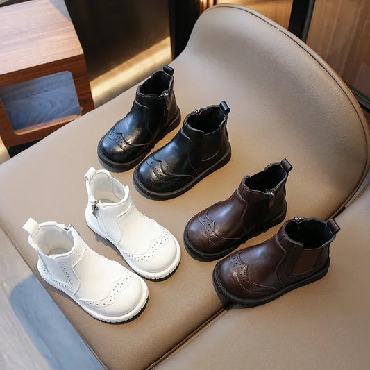 Versatile Baby Girl Boot Must-have Outdoor Lounging for Spring Autumn Clssic Princess Chelsea Short Boots Shoes