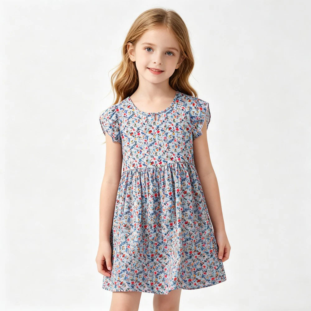 Girls Dresses Toddler Baby 1 to 2 3 4 5 6 7 8 9 10 11 12 13 14 15 16 Years Girl Casual Dress Teenager Korean Cute Children Dress