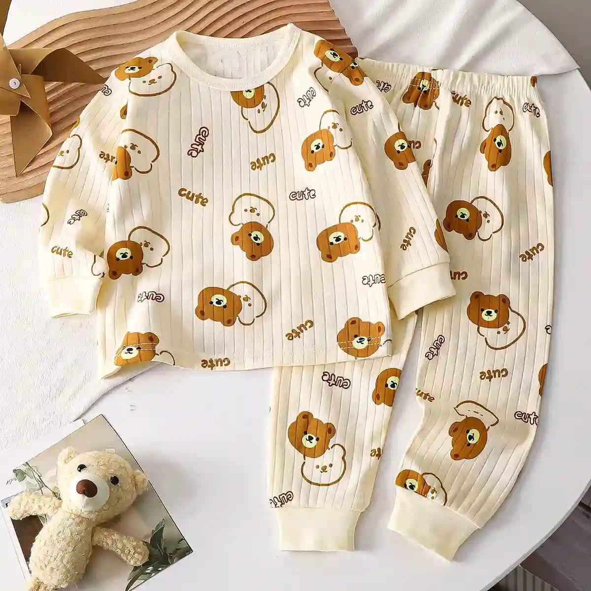 Children Cotton Long Sleeve Clothing Sets for Autumn