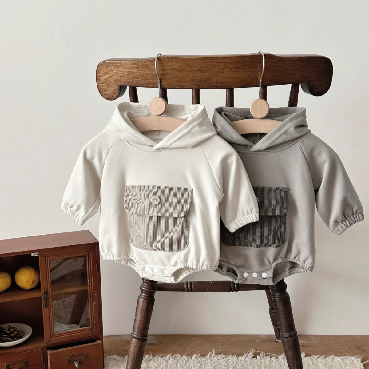 Solo Pocket Hooded Bodysuit