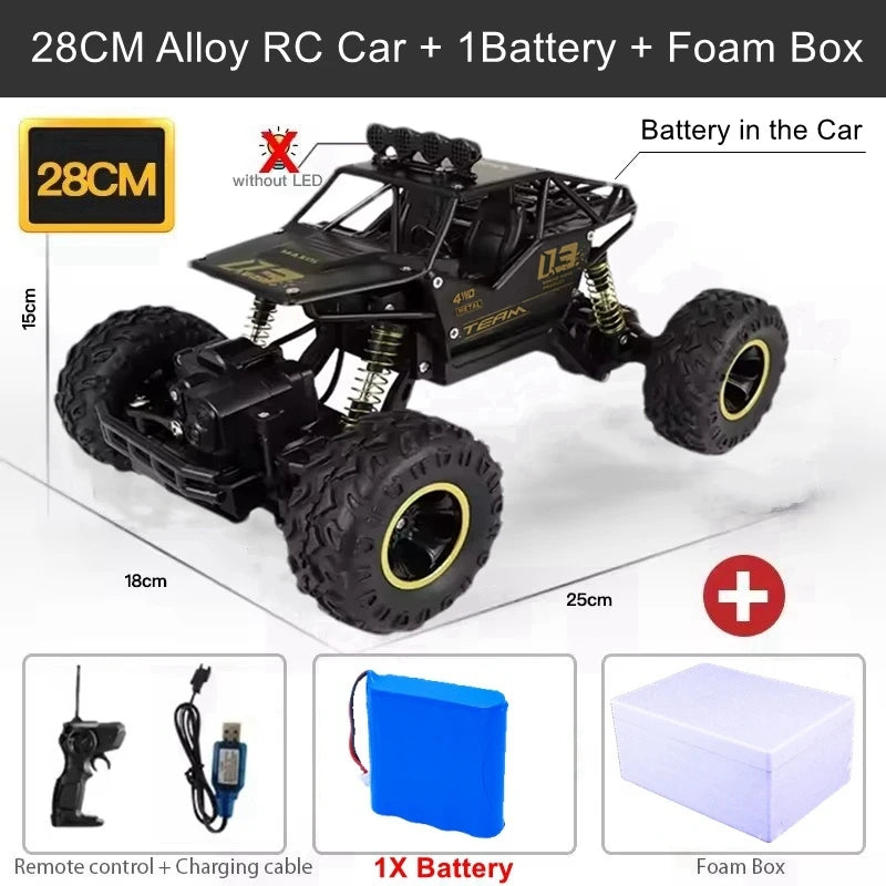 1:16 / 1:12 All Terrain RC Car 30KM/H High Speed 4WD Electric Remote Control Car Buggy 4X4