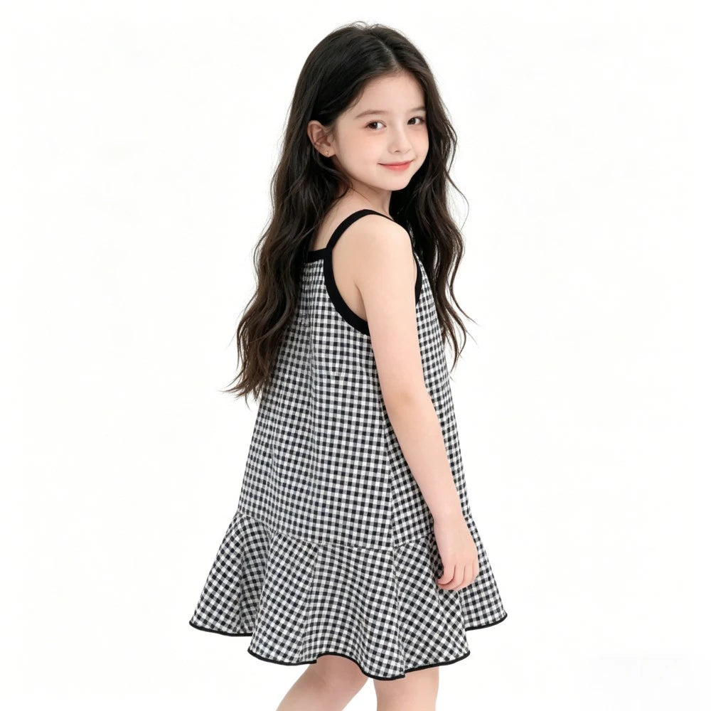 Cute Dress For Kids Girl Summer Dresses Children's Fashion Dress Thin Girls' Halter