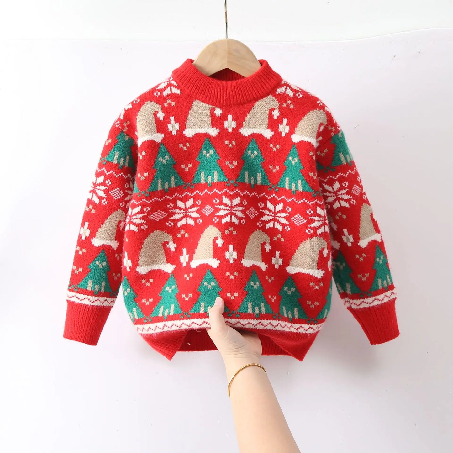 Rey Parenting Boy New Tree Winter Sweater