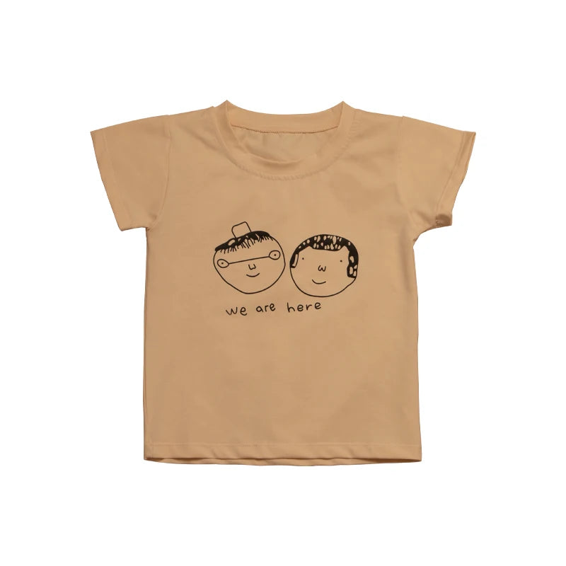 Santiago Solid Color Cotton Short Sleeved Tops - GuGuTon baby store - Baby Fashion - Toddlers Outfits - Babies Outfits - Toddler Clothes - Kids Clothing - Newborn Clothes - Newborn Wear - Kids Wear - Trending Clothes - Trending Outfits - Fall Fashion - Winter Fashion - Girls Clothes - Boys Clothes - Babies Wear - Kids Accessories - KidsWear - Summer Clothes - Summer Fashion - Summer Trend - Falls Sweaters - Tops - Bottom - Jeans - Blouse - Dresses - Newborn Dresses - Toys