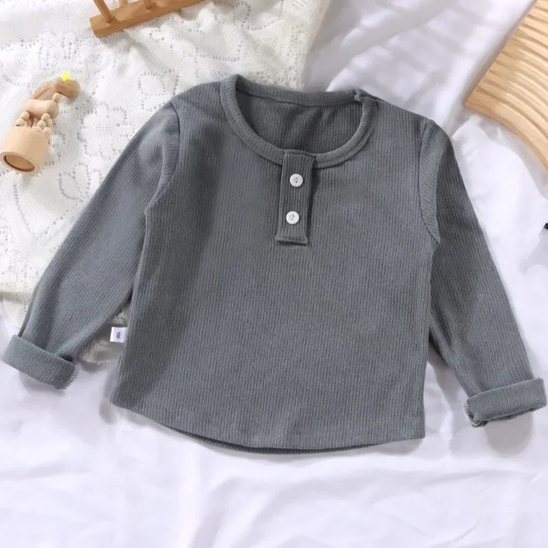 Diana Round Neck Base Long Sleeve Tops