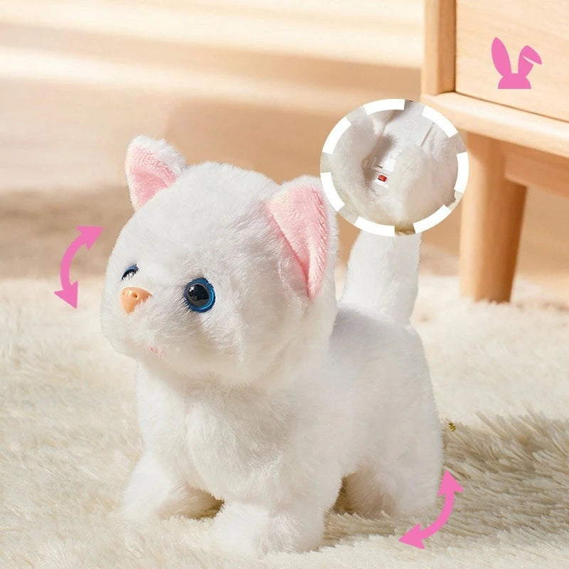 Electric Moving Cat Walking Barking Machine Interactive Simulation Mouse