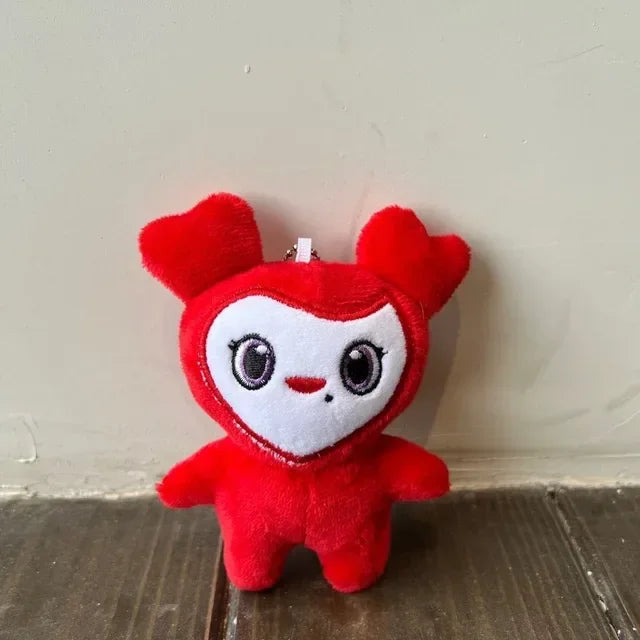 9PCS/lot Lovelys Plush Korean Super Star Plush Toy Cartoon Animal TWICE Momo Doll Keychain Pendant for Fans Girls Birthday Gifts