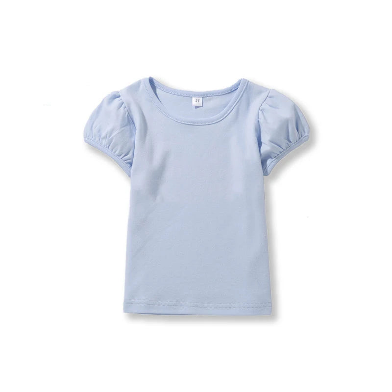 Andrea Puff Tee for School & Play Toddler Teenagers Casual