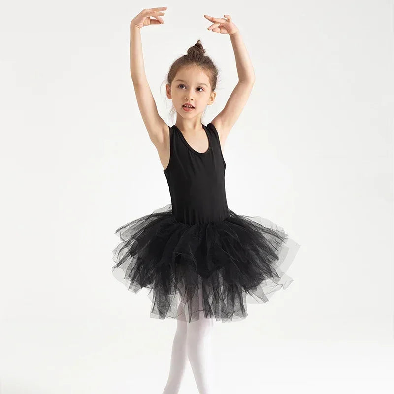 Baby Girl Princess Tutu Dress Long Sleeves Ballet Dress