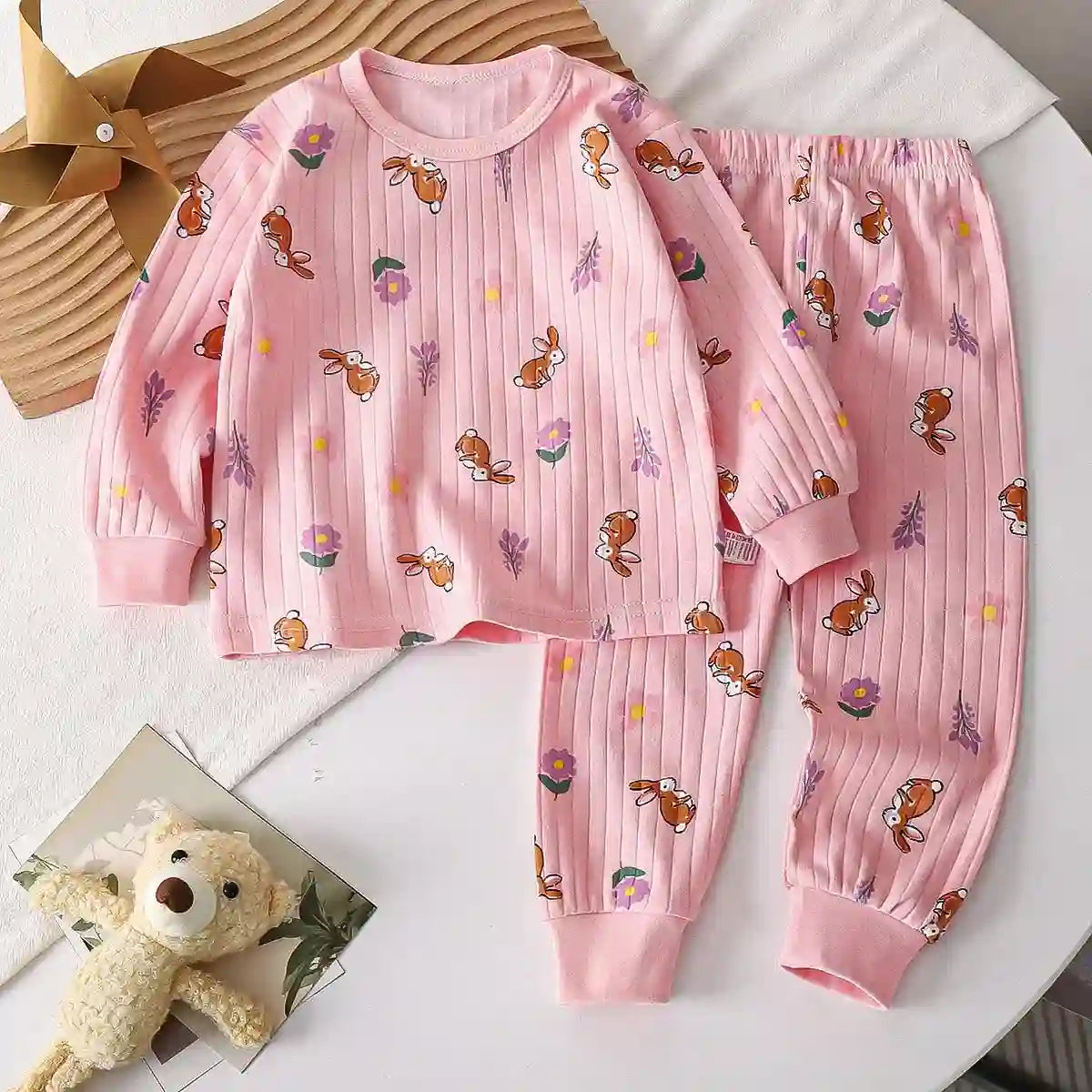 Children Cotton Long Sleeve Clothing Sets for Autumn