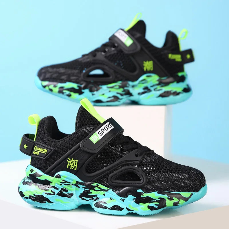Boys' Summer Sports Shoes Fashion Hollow Casual Shoes Children's Running Shoes
