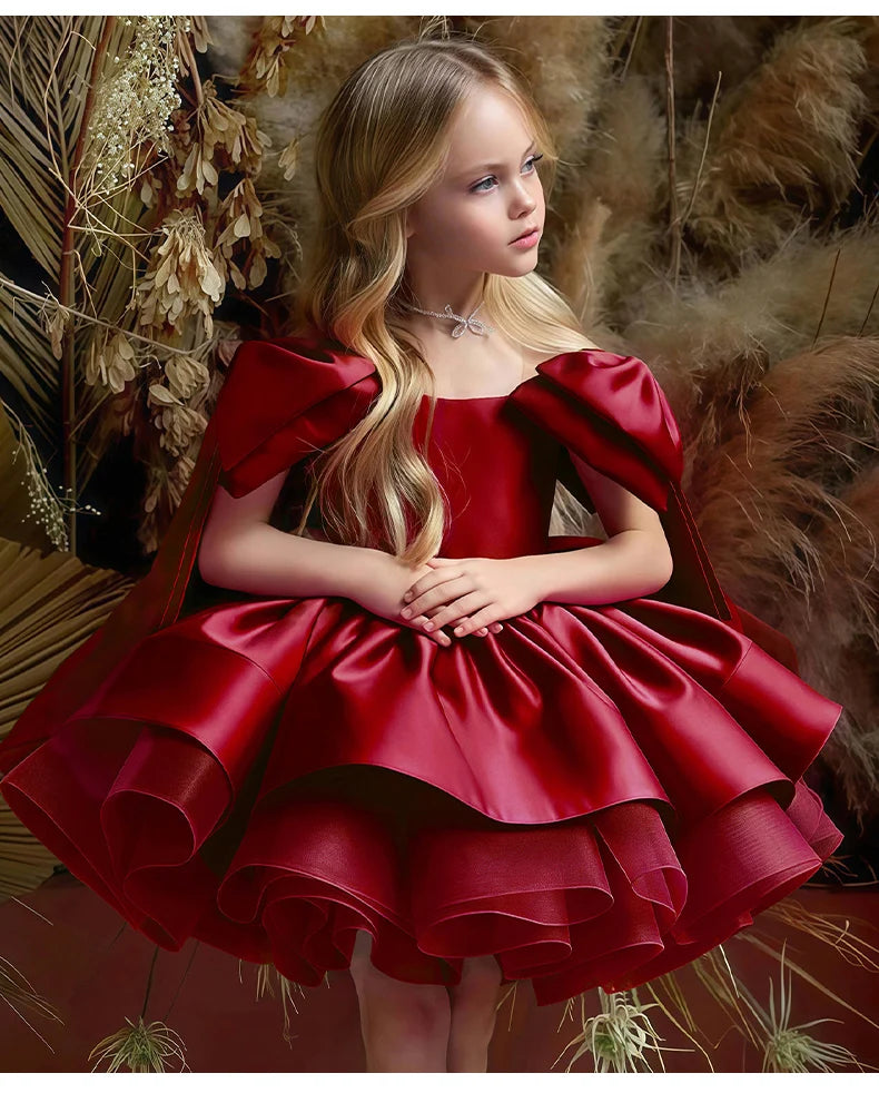 Girls' Christmas Dress, Birthday Party Dress, Important Holiday Ball Gown, Flower Girl Dress