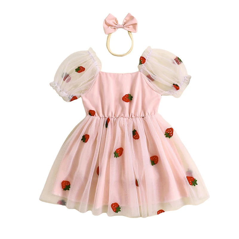 Nia Pudcoco Kids Summer Outfit - With  Headband
