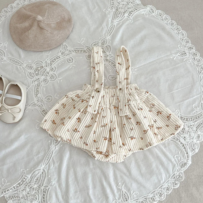 Suspender Romper Dress and Bodysuit