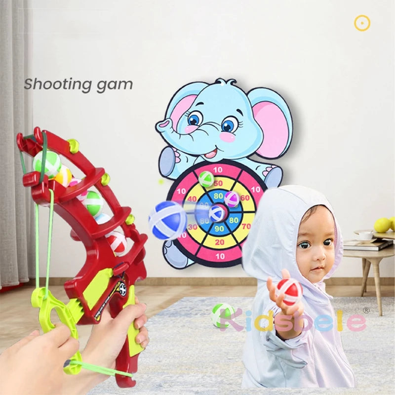 Dinosaur Sticky Ball Bow Target Dartboard Elephant Educational Toy