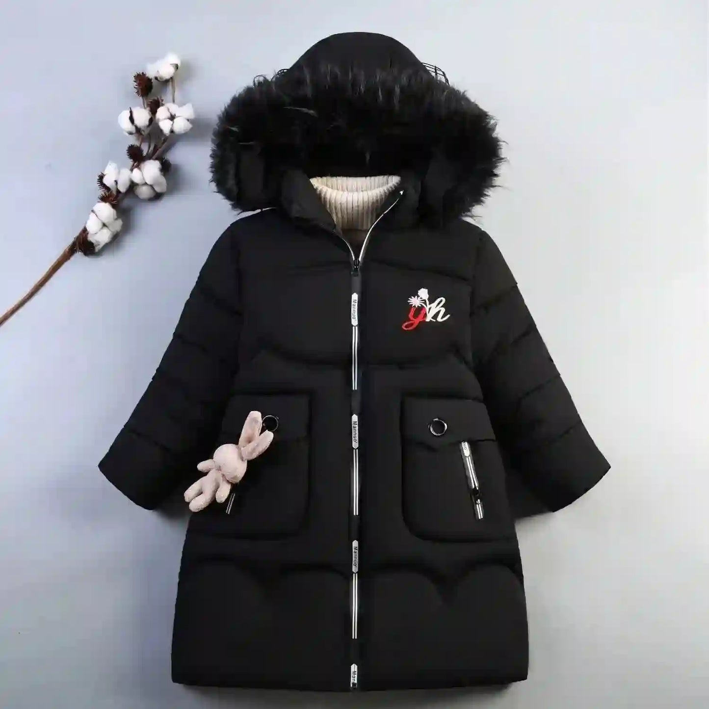 Selena Stylish Winter Hooded Jacket for Girls