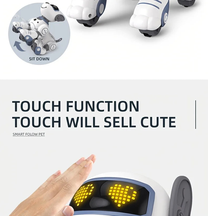 Intelligent Robot Dog Remote Control Electronic Smart Programmable Puppy Kid Gift
