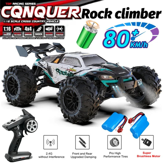 4WD Remote Control Car Off Road 4x4 RC Car High Speed Buggy Truck Super Brushless
