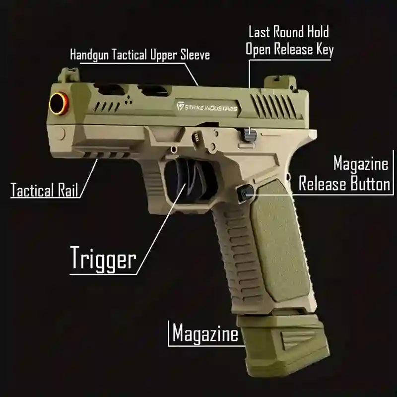 SIG17 Soft Bullet Gun with Blowback & Shell Ejection