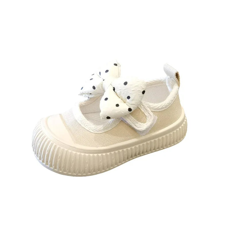 2026 Kids Shoes Baby Girl Walking Shoes with Breathable and Non Slip Mesh Bow Princess Shoes with Non Slip Soft Soles