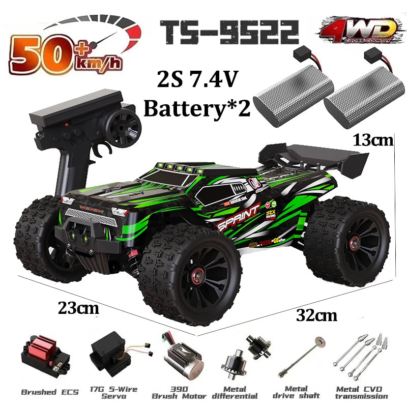 Professional Racing Car 85 Km/h 4WD Brushless Remote Control