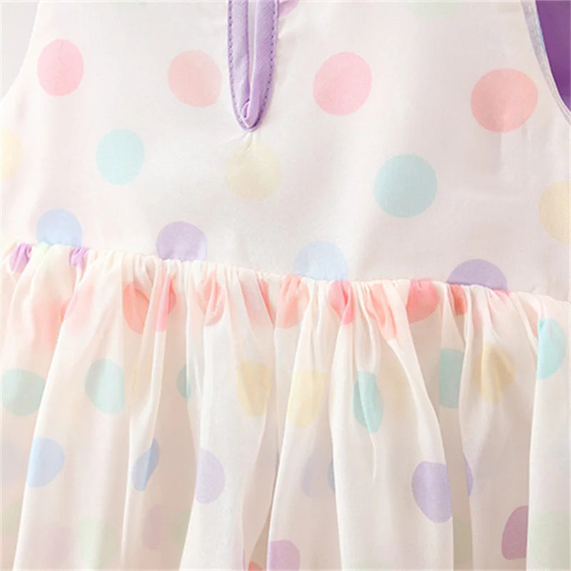Baby And Girls' Dress Summer New Colorful Spot Girls' Dress