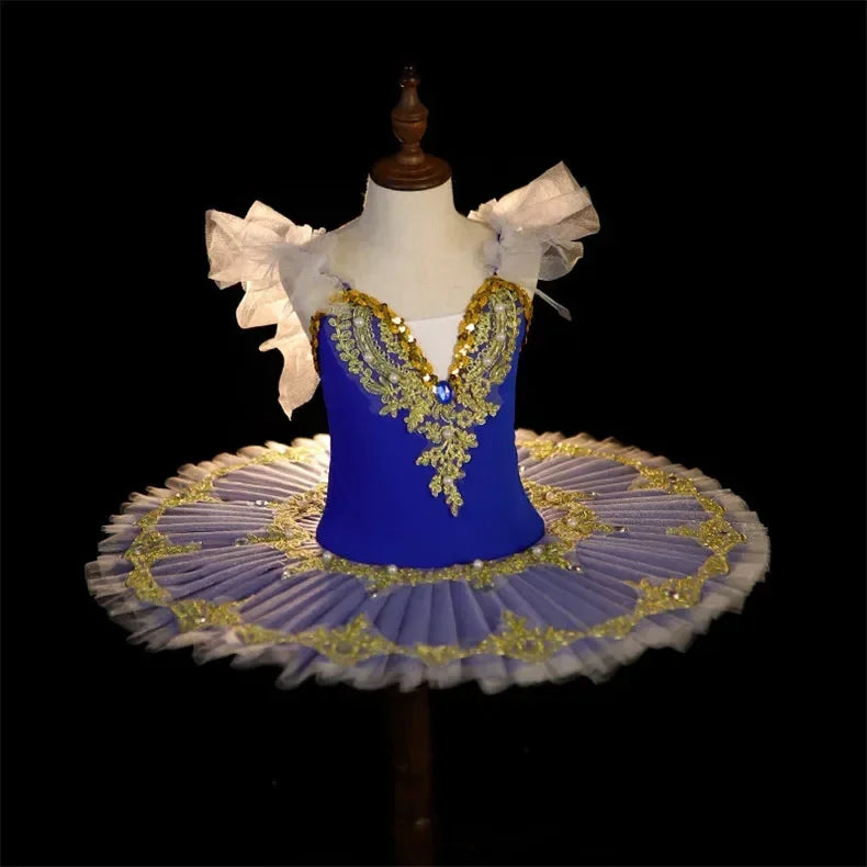 Girl Dance Costume Elegant Summer Ballet Dress Girls Show Girls Dresses Clothing Robe Fille Baby Outfit