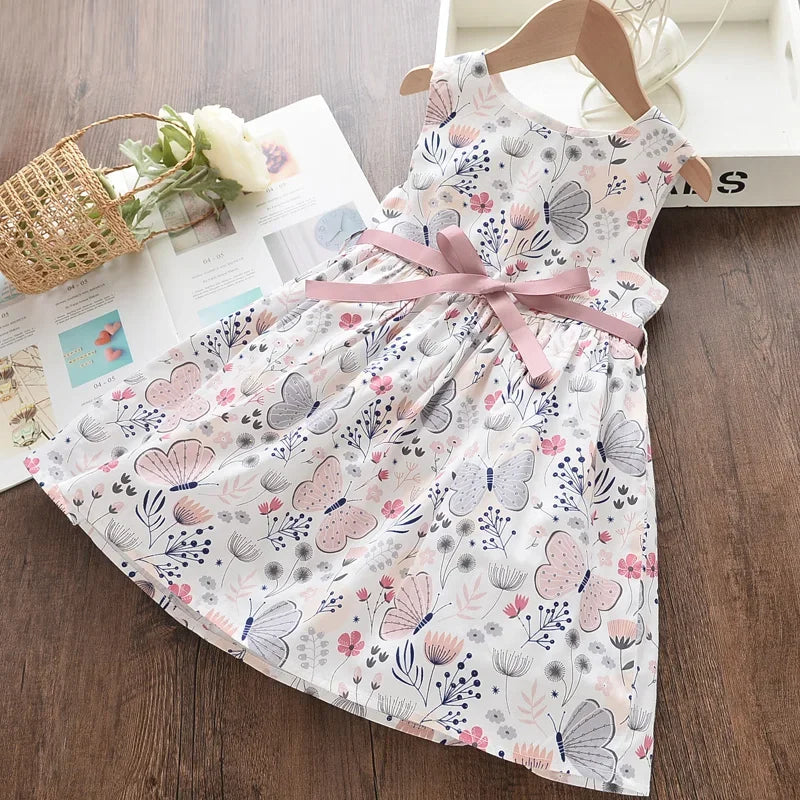 Bear Leader Floral Girls Dress Floral Kids Dresses Girls Princess Dress