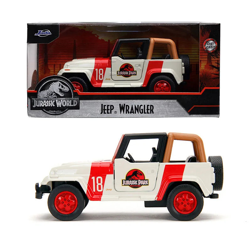 JADA 1:32 Diecast Alloy Car Model Fast Furious Jurassic Back Future Metal Toy Vehicle Collection Kids Gift Official Licensed