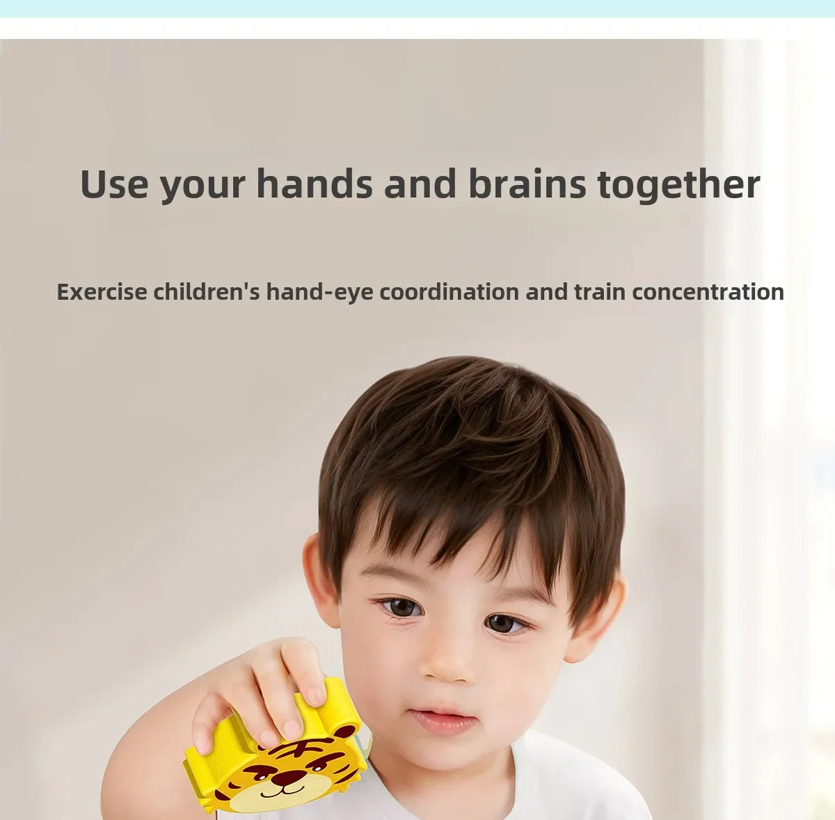 Montessori Cartoon 3D Wooden Puzzle Animal Traffic Jigsaw Toys