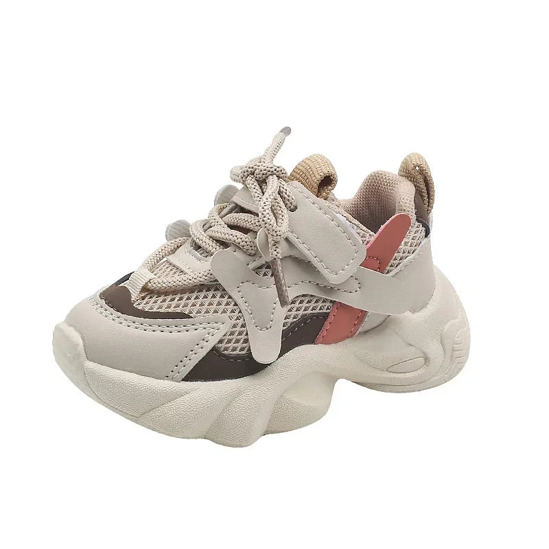2024 Children's Sneakers Boy Spring Autumn Kids School Basketball Shoes Fashion Girls Causal Walking Shoes Breathable Non-slip