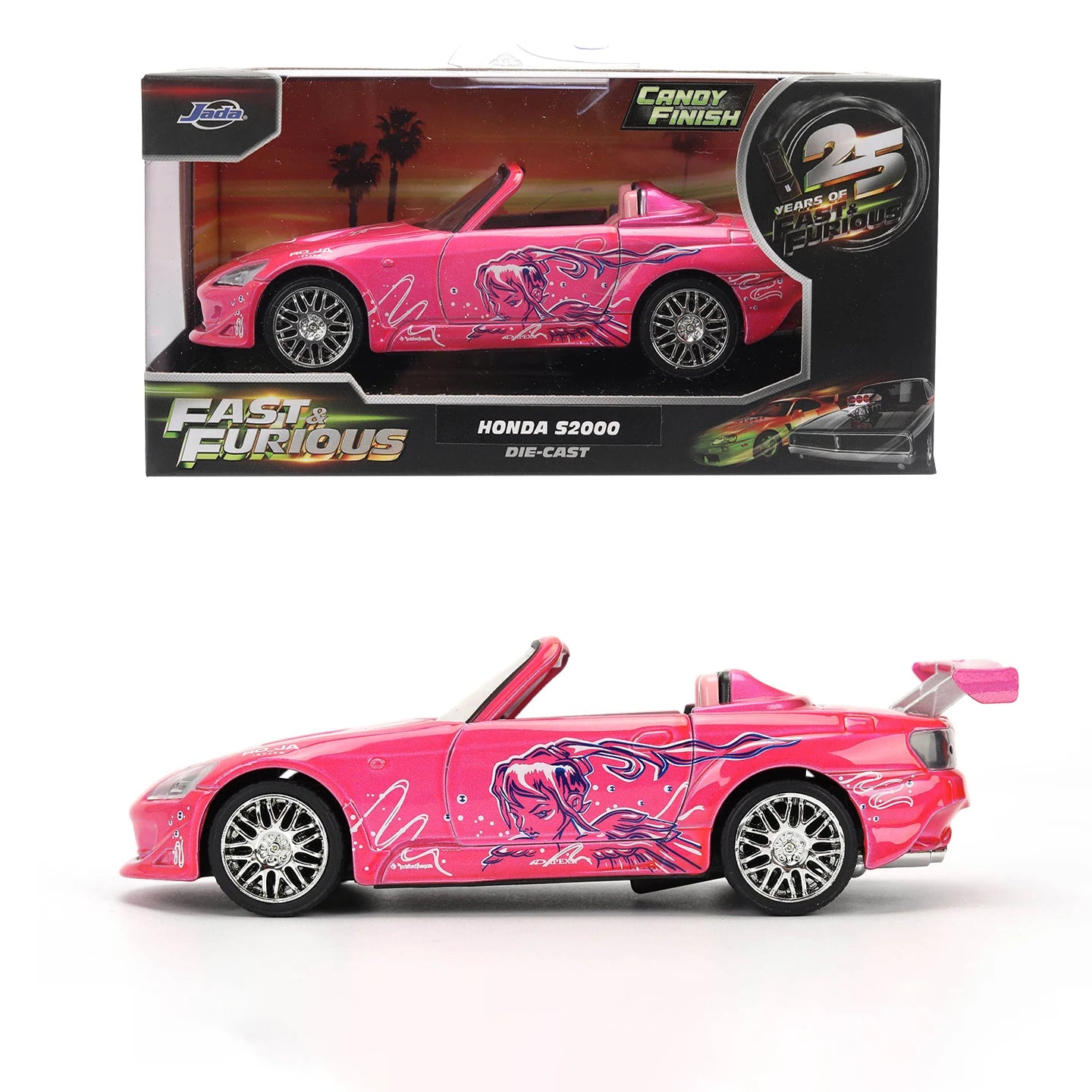 JADA 1:32 Diecast Alloy Car Model Fast Furious Jurassic Back Future Metal Toy Vehicle Collection Kids Gift Official Licensed