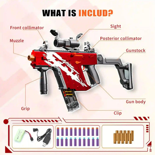 Electric Toy Gun Foam Blaster for Kids