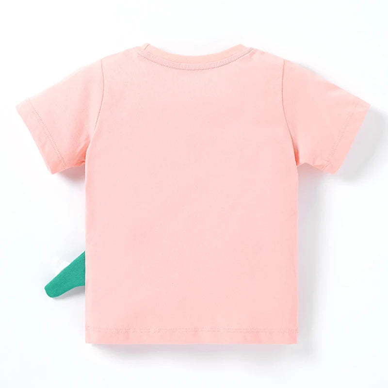 Saul Animal Dinosaur Cotton Tees - GuGuTon baby store - Baby Fashion - Toddlers Outfits - Babies Outfits - Toddler Clothes - Kids Clothing - Newborn Clothes - Newborn Wear - Kids Wear - Trending Clothes - Trending Outfits - Fall Fashion - Winter Fashion - Girls Clothes - Boys Clothes - Babies Wear - Kids Accessories - KidsWear - Summer Clothes - Summer Fashion - Summer Trend - Falls Sweaters - Tops - Bottom - Jeans - Blouse - Dresses - Newborn Dresses - Toys