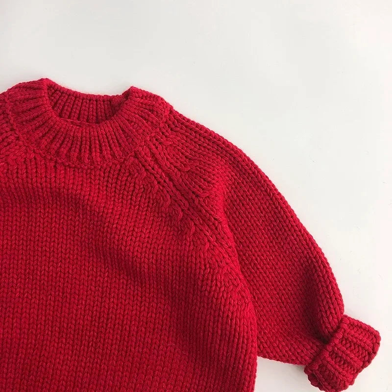 Osias Winter Baby Boy Red Christmas Sweaters