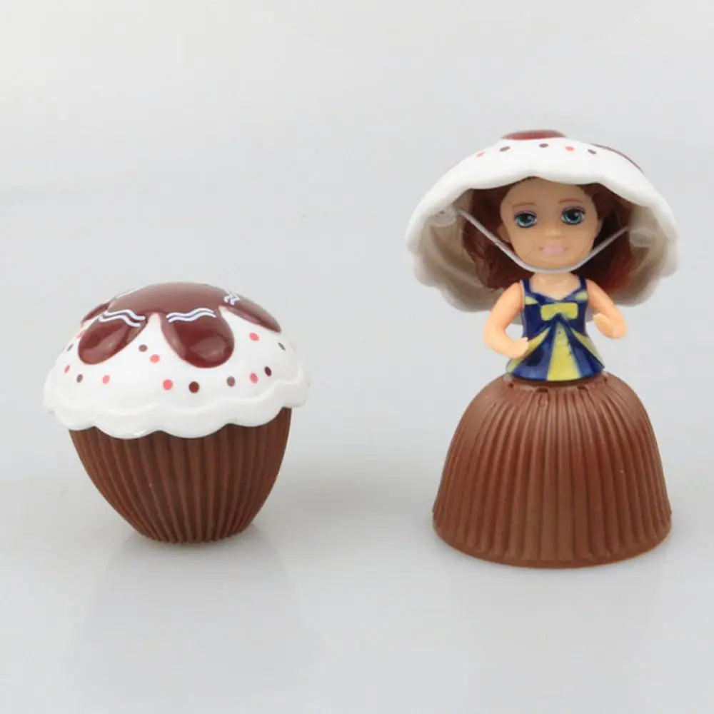 Magic Girls Toys Scented Play House Cupcake Princess Deformable Pastry Transformed Doll