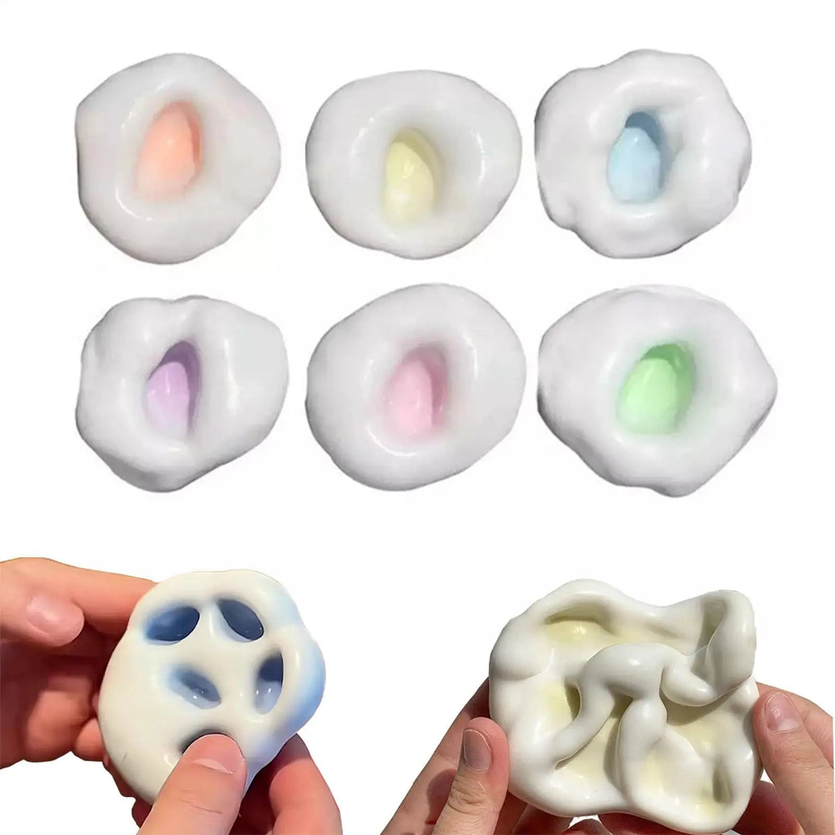 Squeeze Toys Cute Soft Ball Fidget Toys for Teens Kids Women Men Adults