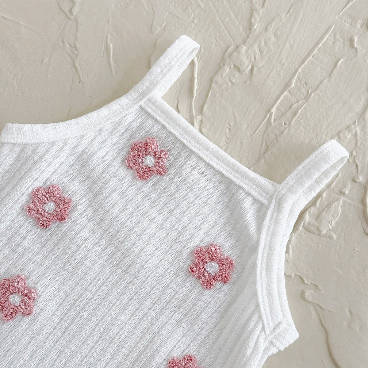 Breathable Camisole Flower Bodysuit