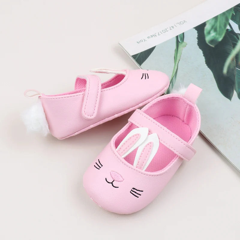 Cute Cartoon Style Baby Girl Shoes Spring and Autumn High Quality Butterfly Bowknot Cotton Sole Comfortable Prewalker BHX4031